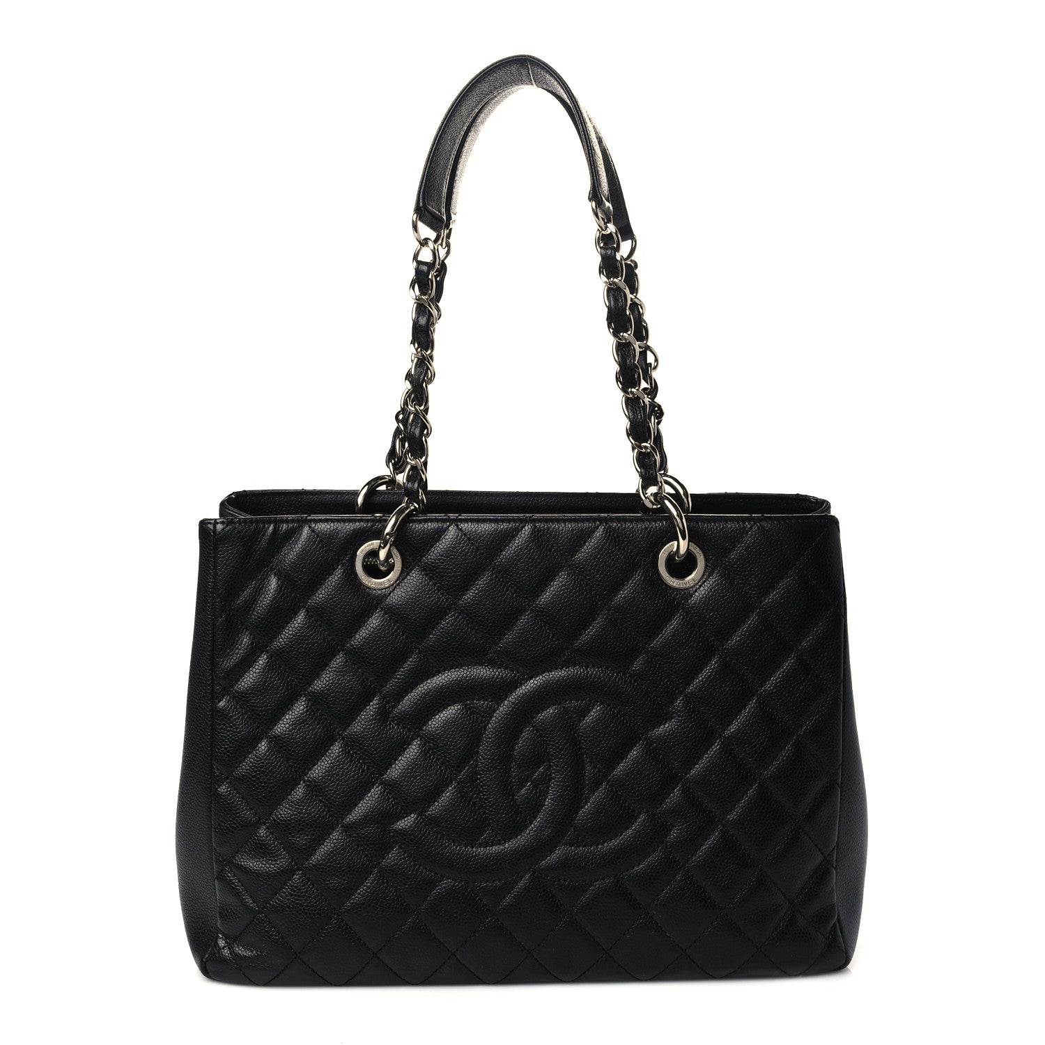Chanel Caviar Quilted Grand Shopping Tote GST Black 1 of 11