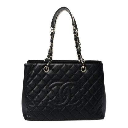 Chanel Caviar Quilted Grand Shopping Tote GST Black 1 of 11