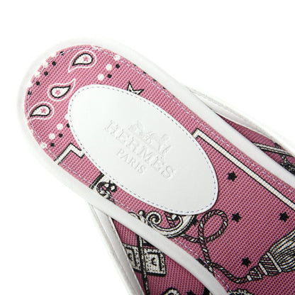 Hermes Calfskin Oz Mules 36.5 White 8 of 11