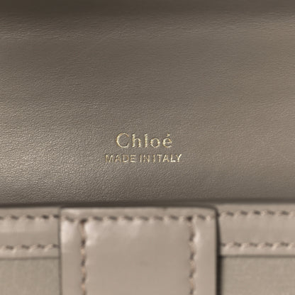Chloe Shiny Goatskin Calfskin Mini Aby Chain Shoulder Bag Motty Grey 6 of 9