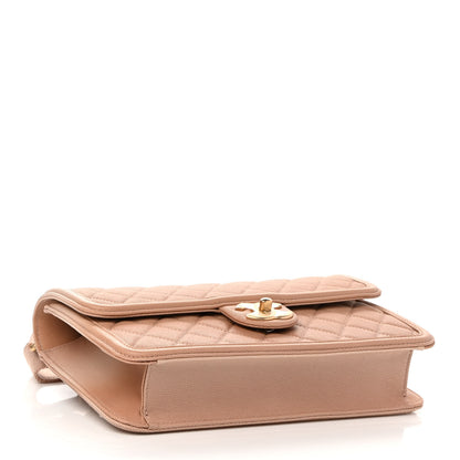 Chanel Caviar Quilted Medium Sunset On The Sea Flap Beige 4 of 11
