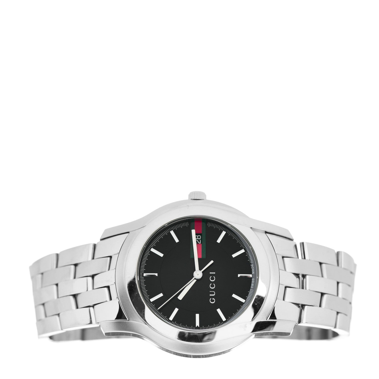 Gucci Stainless Steel 38mm 5500 G-Class Automatic Watch Black 2 of 4