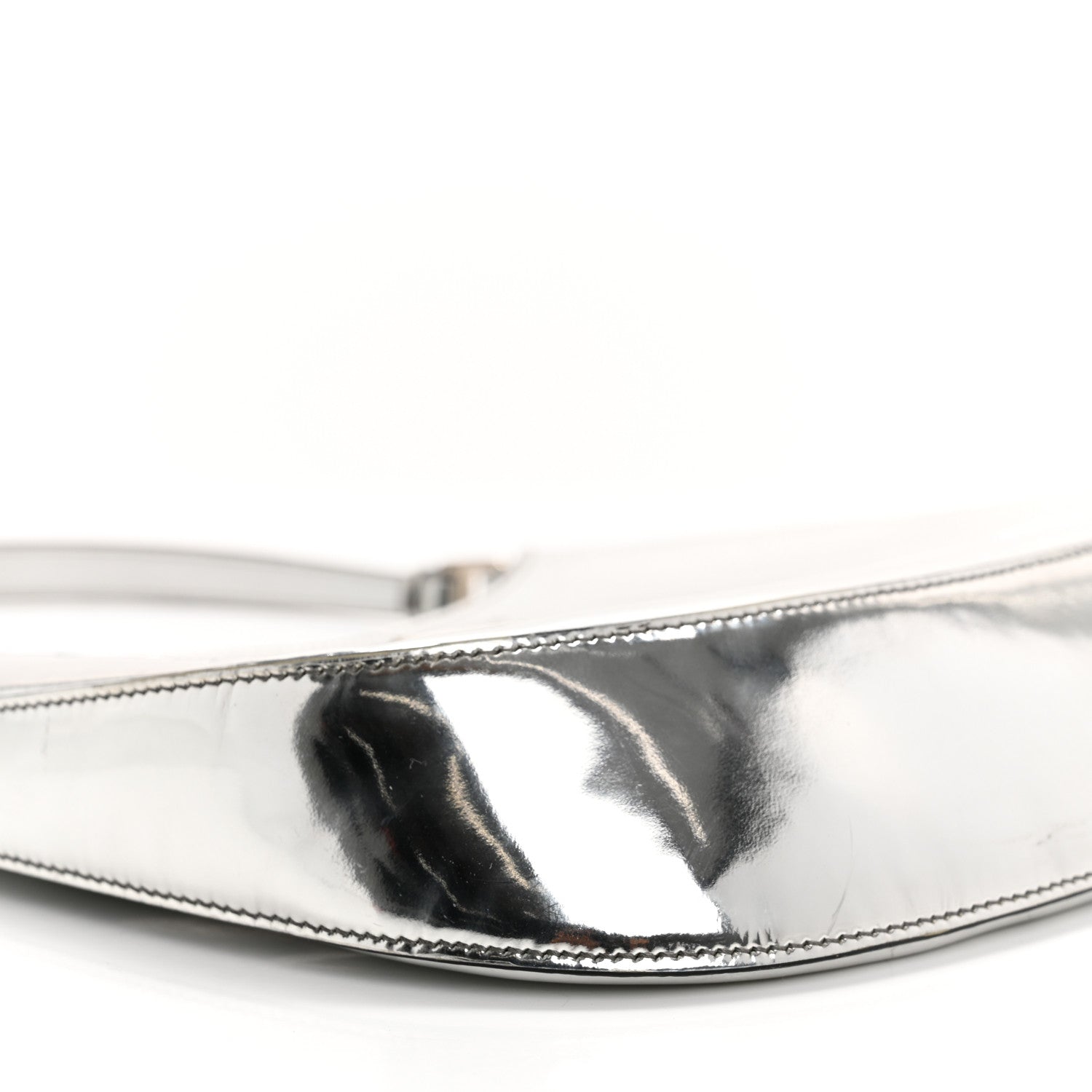 Prada Spazzolato Cleo Shoulder Bag Argento 8 of 10