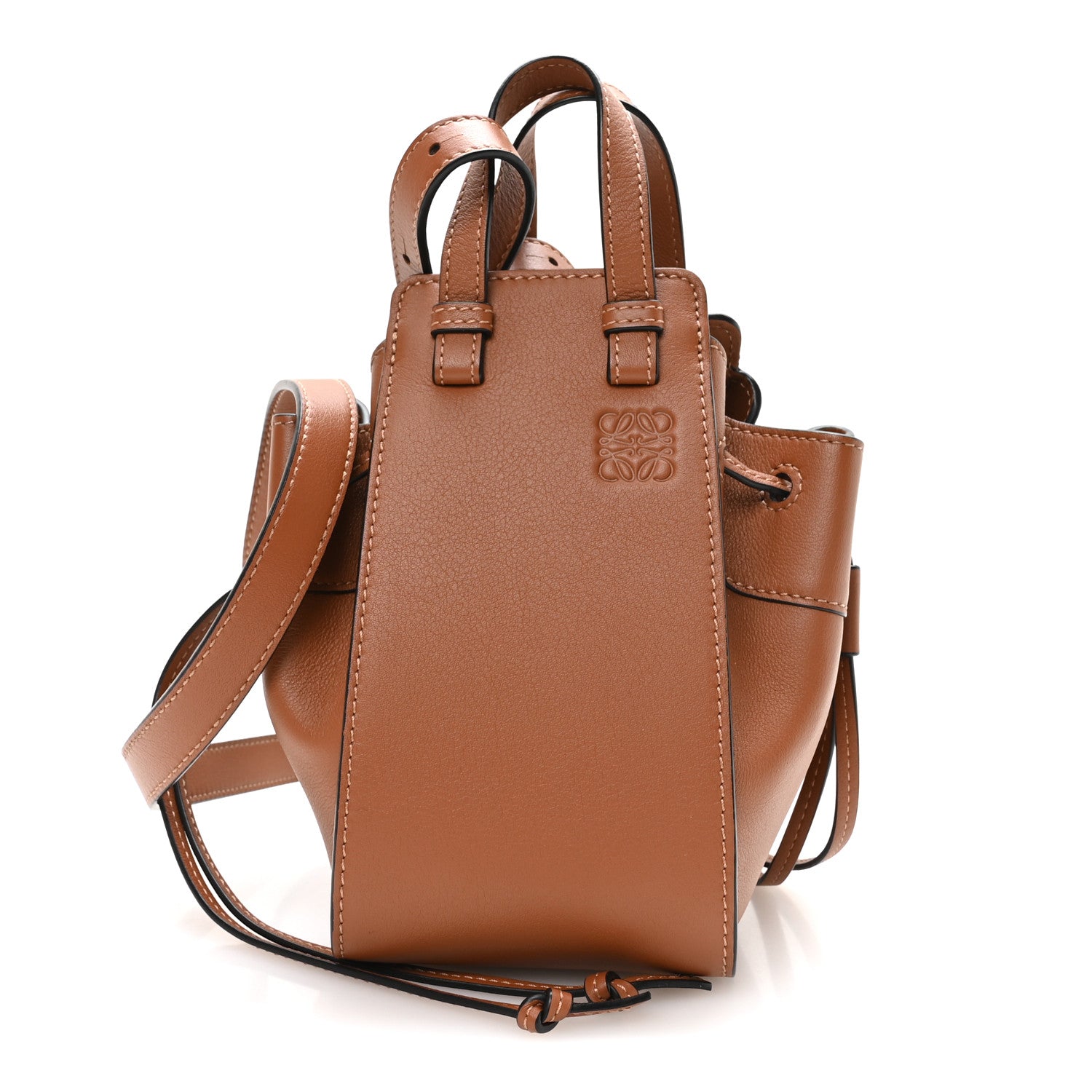 Loewe Calfskin Mini Hammock Shoulder Bag Tan 1 of 10