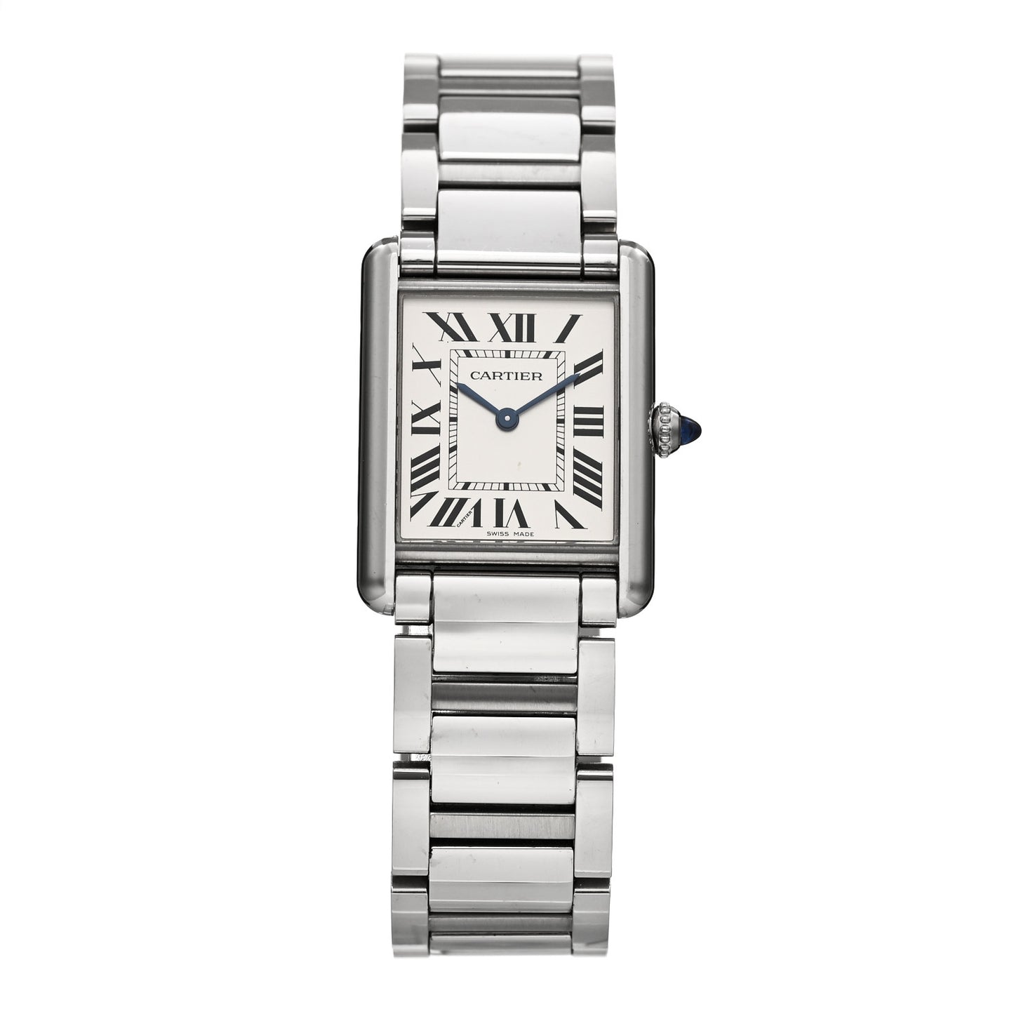 Stainless Steel 25mm Must de Cartier Tank Quartz Watch
