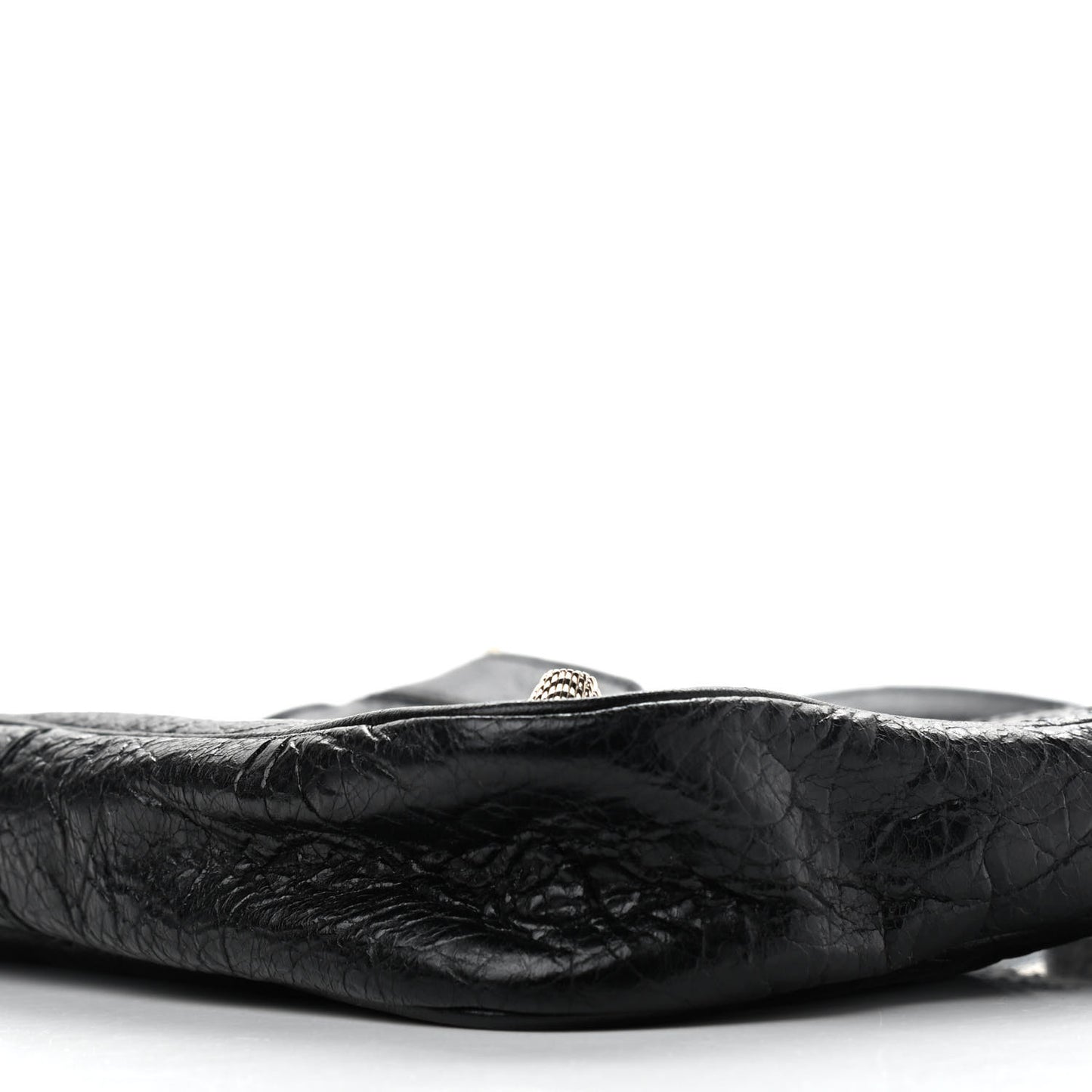 Agneau Giant 12 Gold Hardware Hip Black