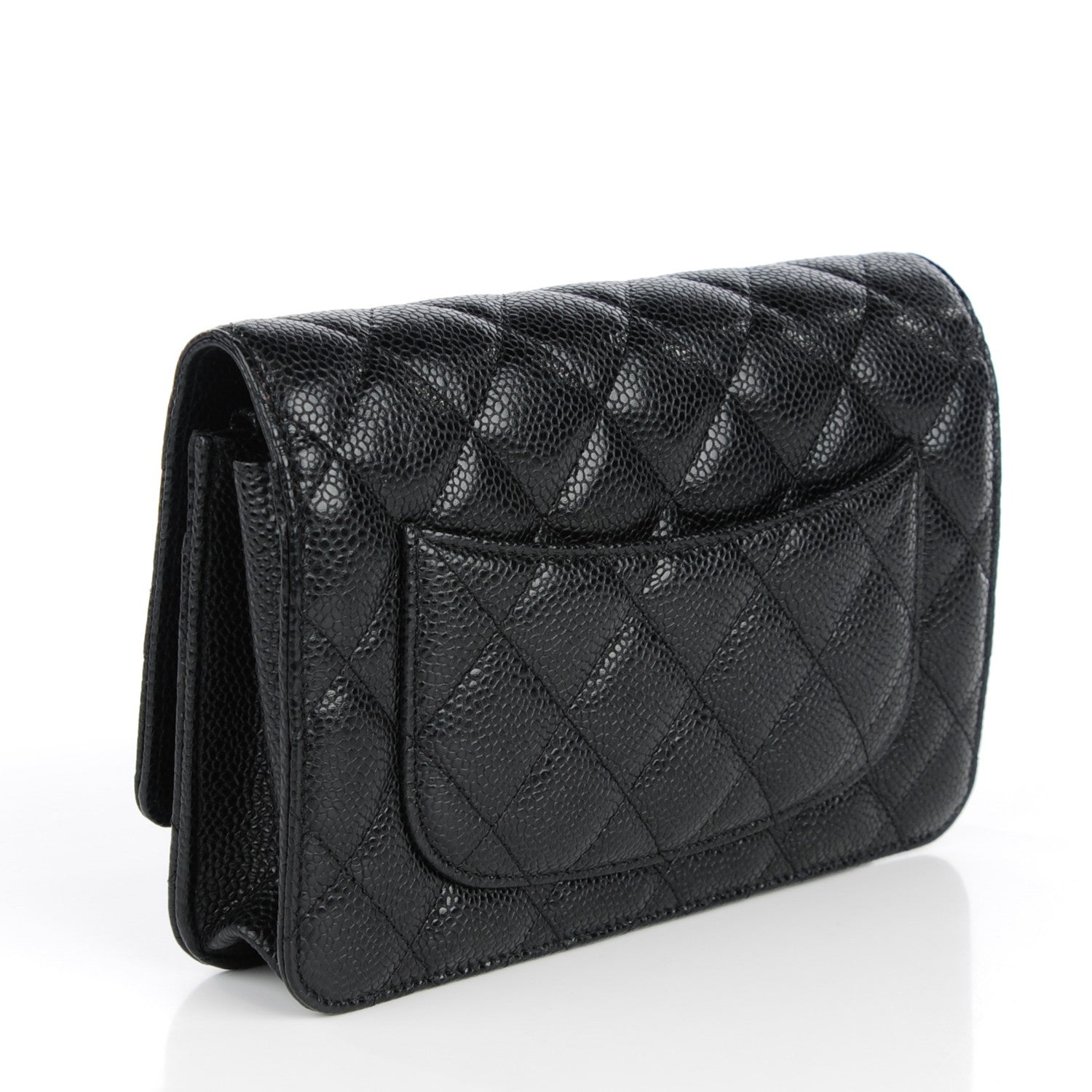 Chanel Caviar Quilted Wallet On Chain WOC Black 3 of 8