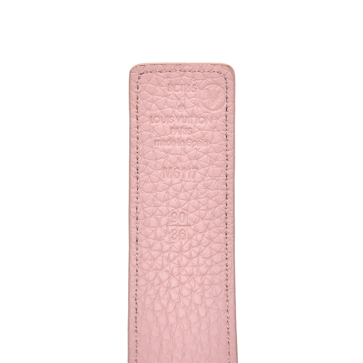 Taurillon Calfskin 30mm LV Initiales Reversible Belt 90 36 Bordeaux