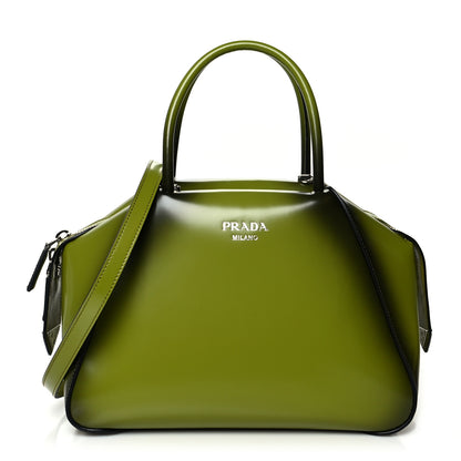 Prada Spazzolato Small Supernova Handbag Edera Sfumato 1 of 11