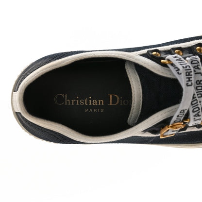 Christian Dior Canvas Dot Walk'N'Dior Low Top Sneakers 35.5 Black 7 of 13