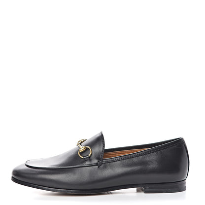Gucci Calfskin Womens Jordaan Loafers 36 Black 1 of 10