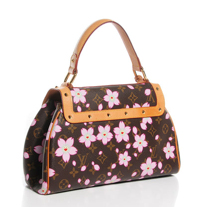 Louis Vuitton Monogram Cherry Blossom Sac Retro Bag Brown 3 of 7