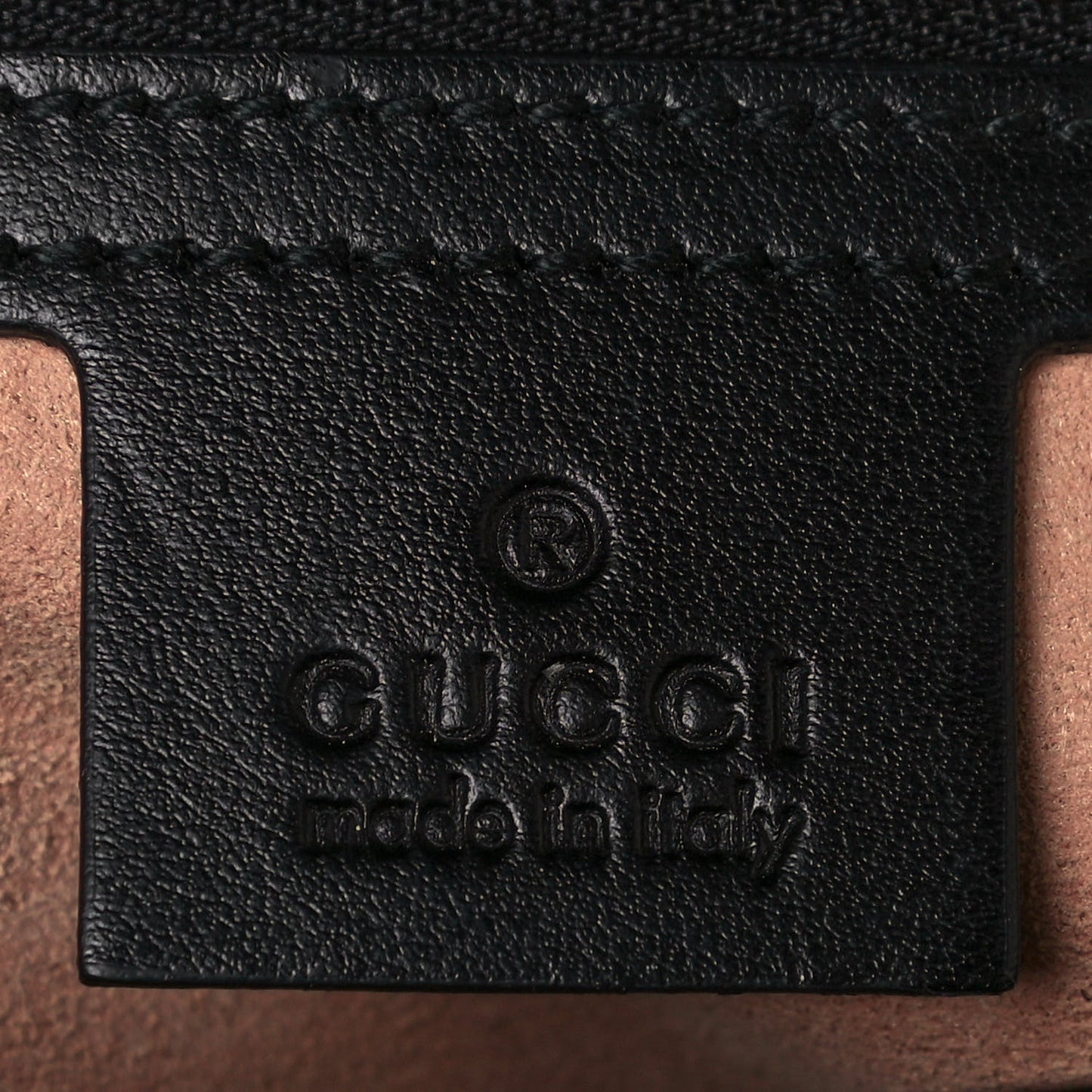 Calfskin Matelasse Small GG Marmont Shoulder Bag Black