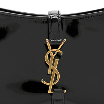 Saint Laurent Patent Le 5 A 7 Hobo Black 12 of 15