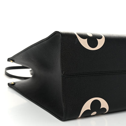 Louis Vuitton Empreinte Monogram Giant Onthego GM Black Beige 8 of 10