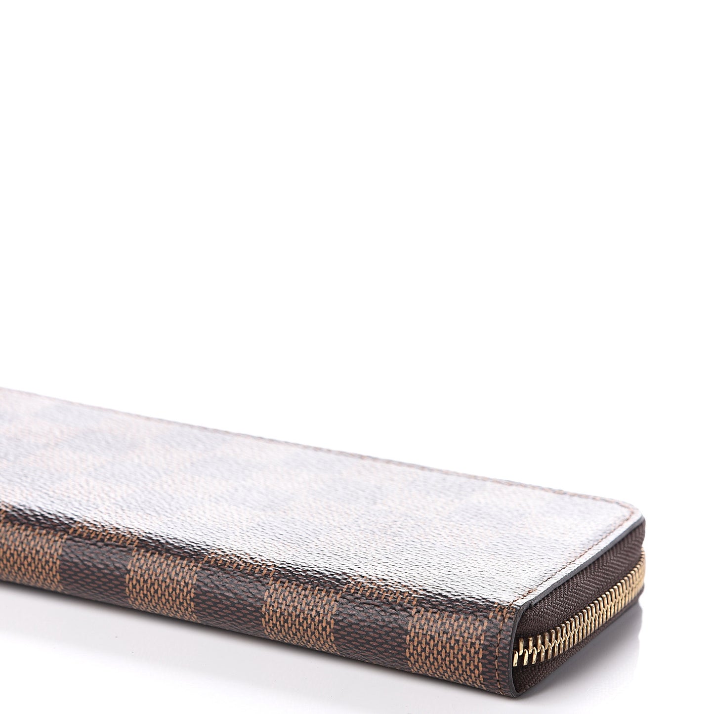 Damier Ebene Clemence Wallet Cherry