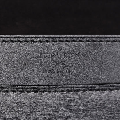Louis Vuitton Calfskin Chain Louise GM Black 6 of 7