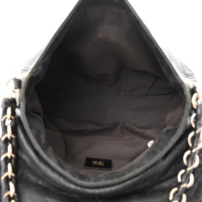 Fendi Crinkled Lambskin Mia Shoulder Flap Black 5 of 11