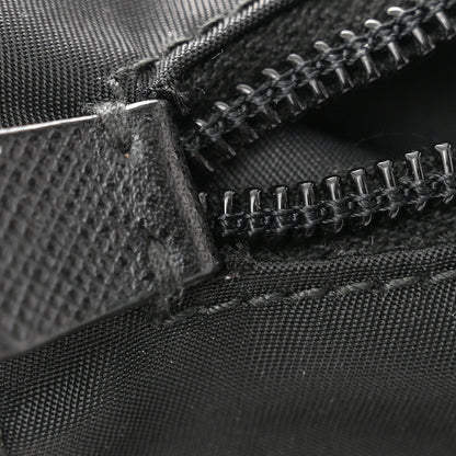 Prada Tessuto Nylon Saffiano Small Vela Messenger Black 13 of 14