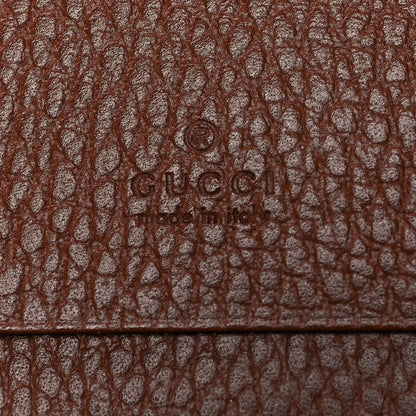 Gucci New Denim GG Monogram Jackie 1961 Card Case Blue Tea Cuir 6 of 8