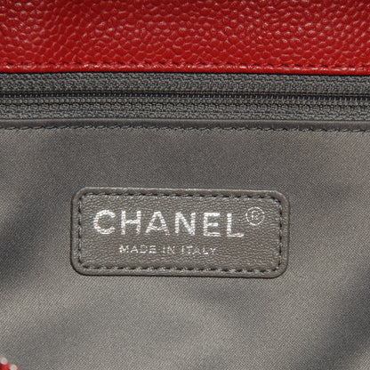 Chanel Caviar Grand Shopping Tote GST Red 7 of 8