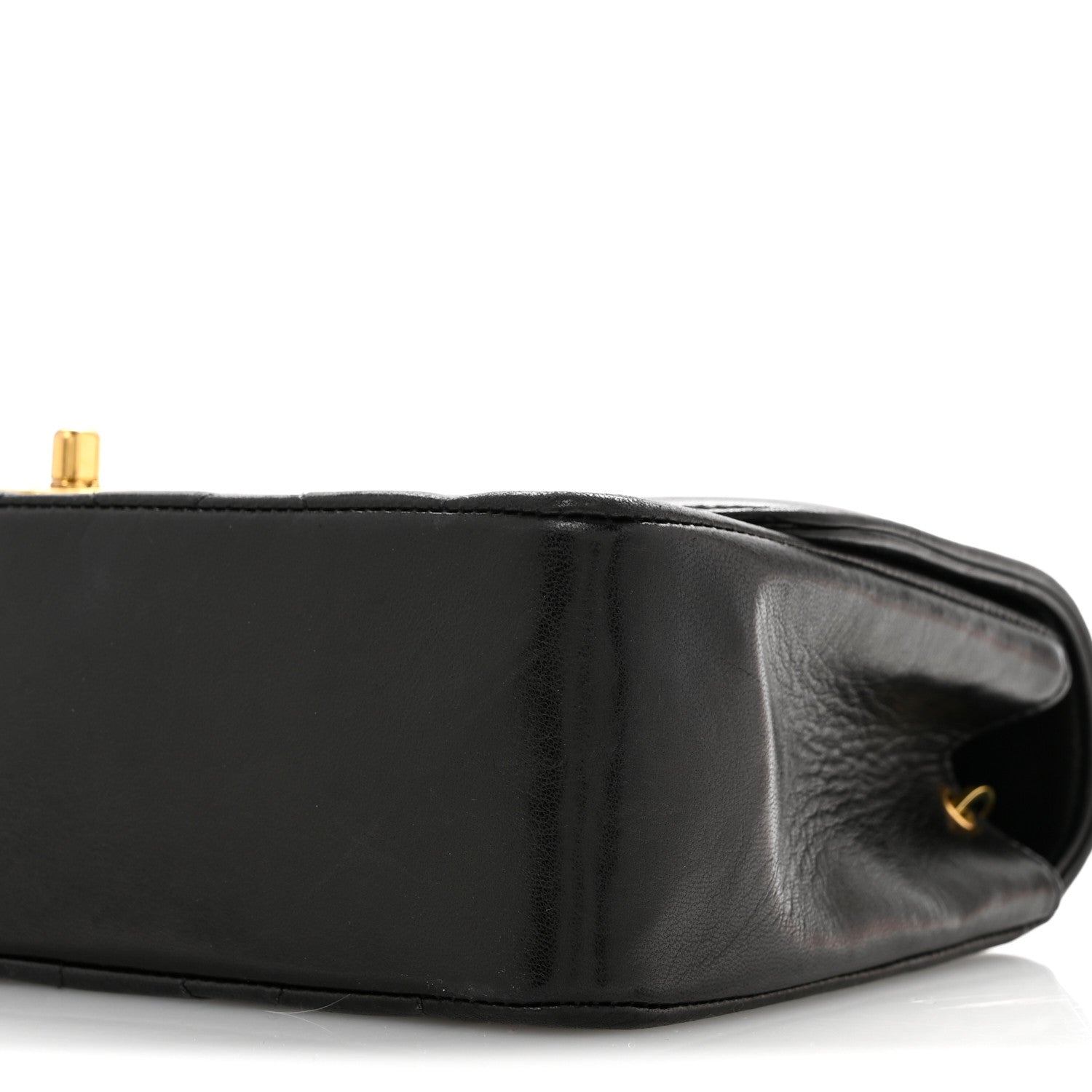 Chanel Lambskin Quilted Medium Single Flap Black 11 of 16