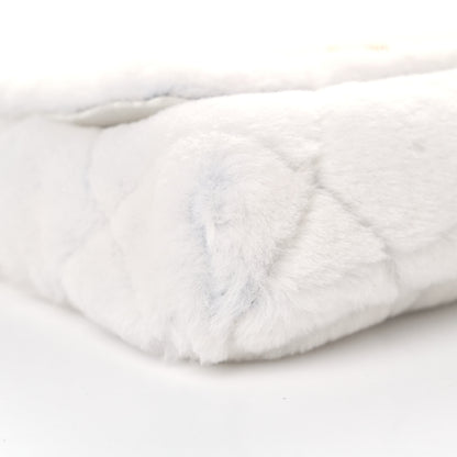 Chanel Shearling Lambskin Crystal Strass Flap White 5 of 11