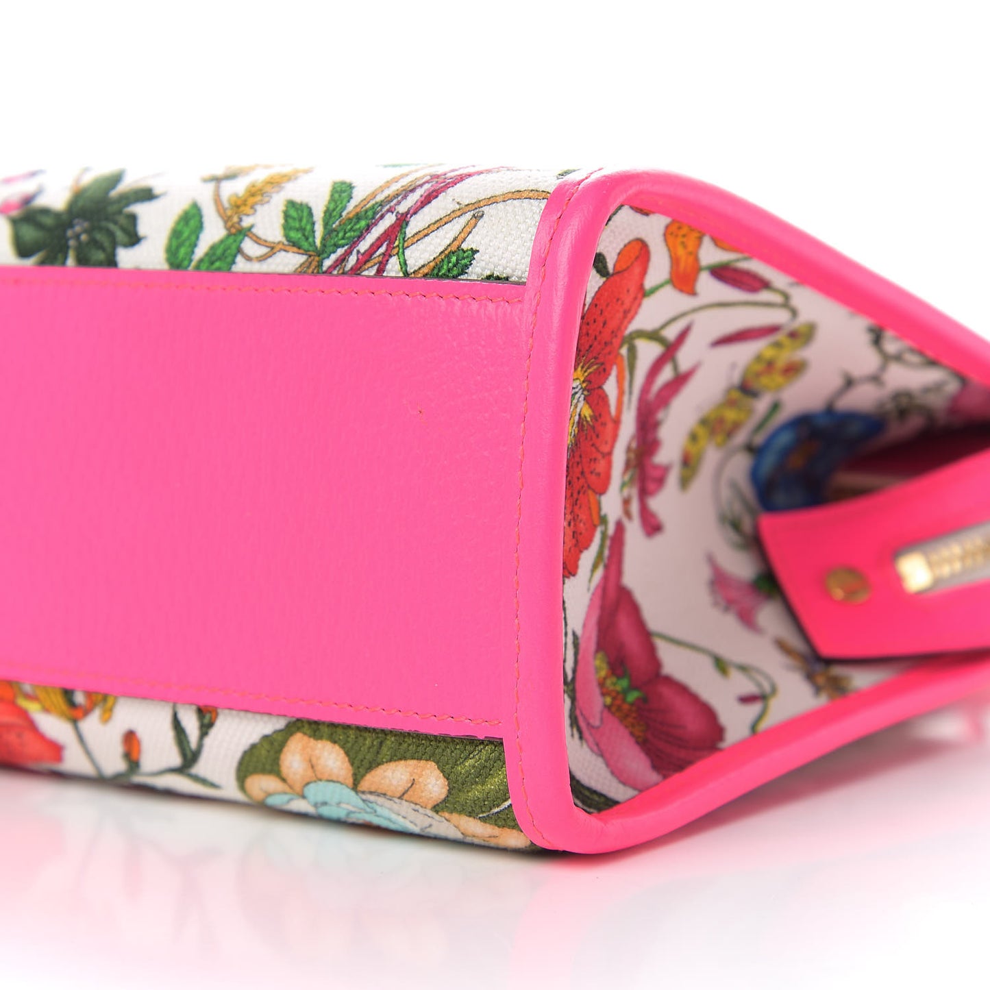 Canvas Medium Flora Tote Fuchsia