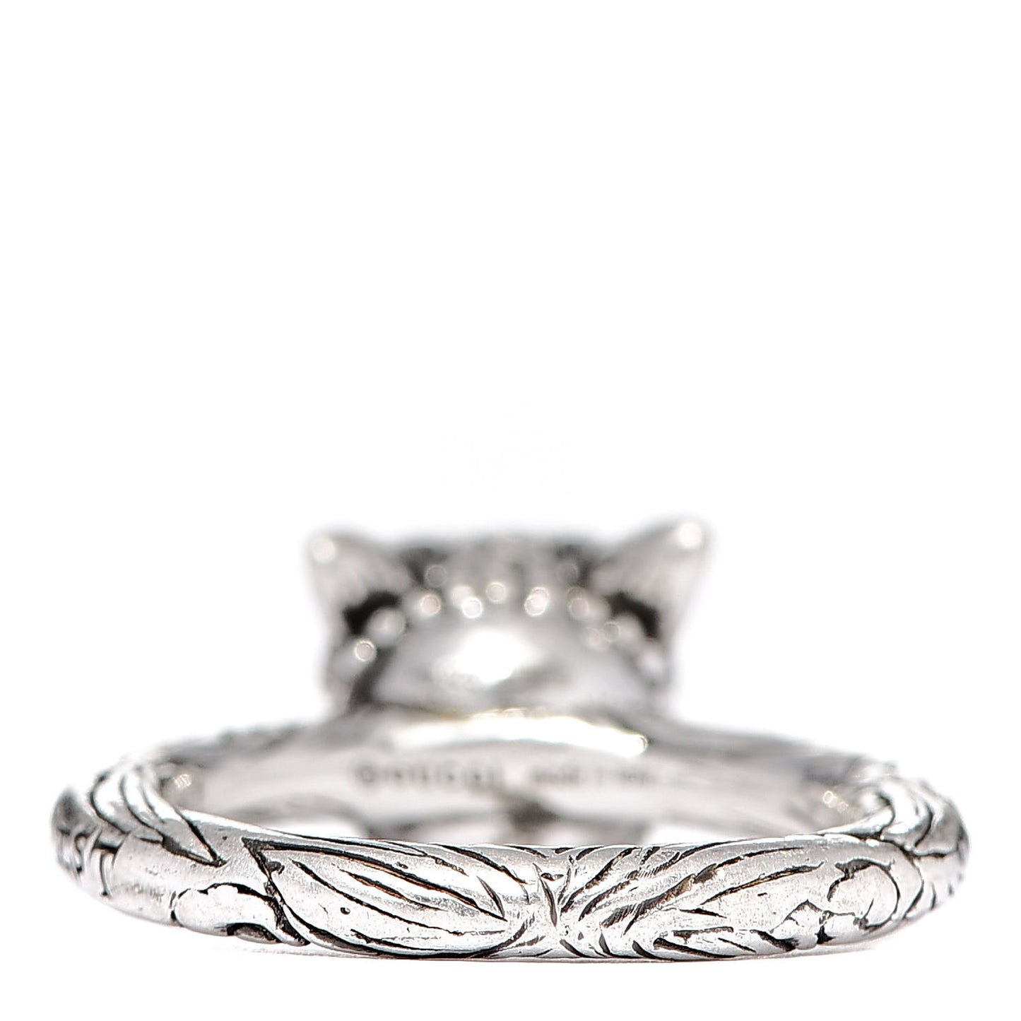 Sterling Silver Anger Forest Wolf Head Ring 57 8