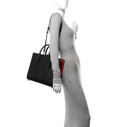 Christian Louboutin Calfskin Empire Patent Studded Medium Paloma Black 2 of 9
