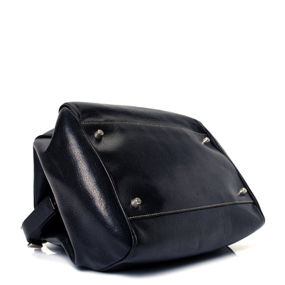 Prada Goatskin Cerniera Doctor Bag Black 3 of 4