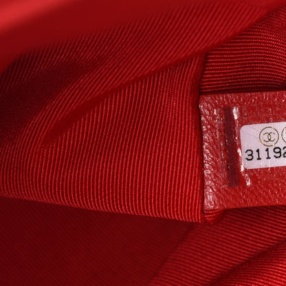 Chanel Lambskin Quilted Medium 19 Flap Red 9 of 11