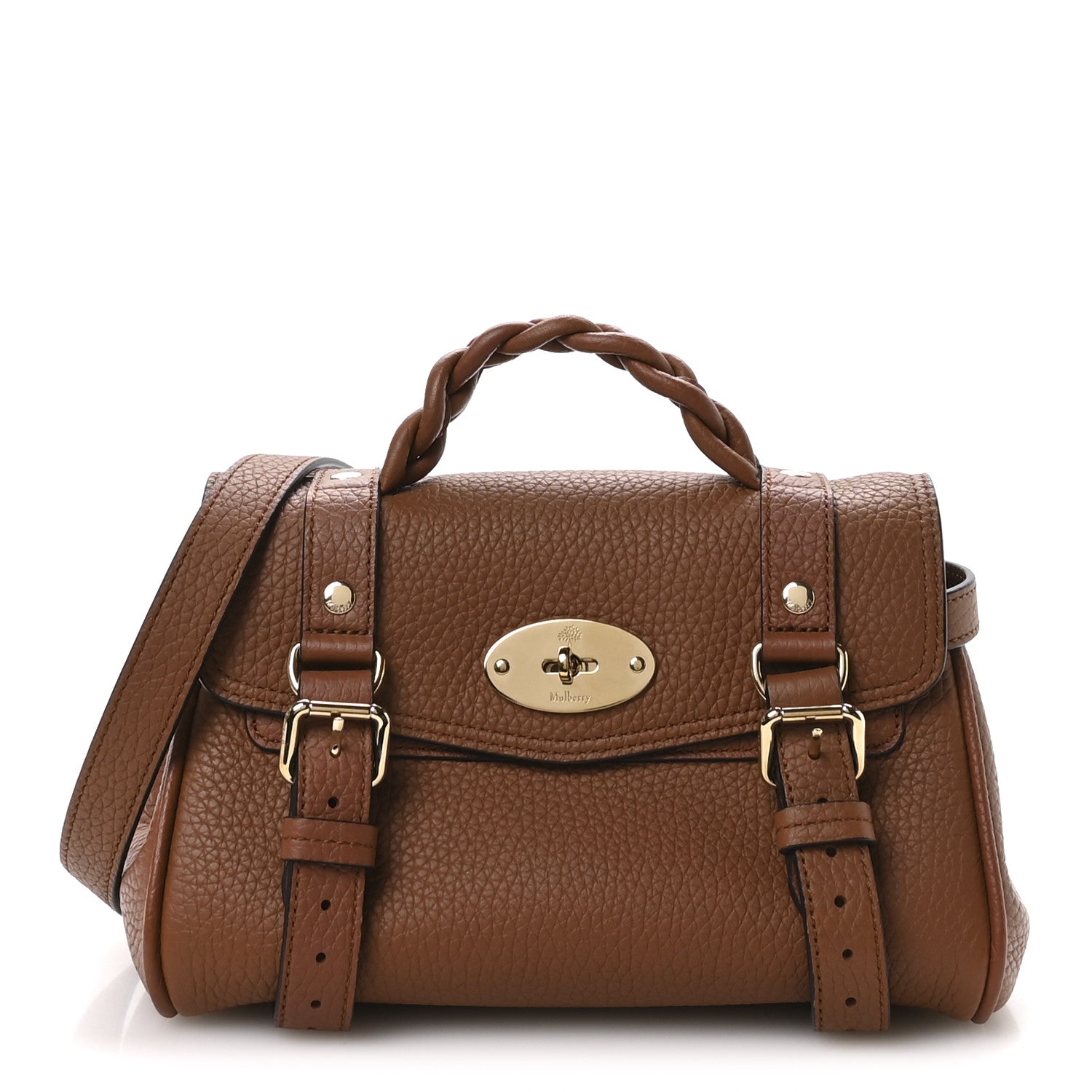 Mulberry Heavy Grain Mini Alexa Chestnut 1 of 10