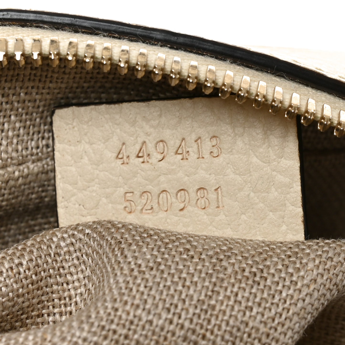 Monogram Dollar Calfskin Mini Bree Messenger Bag Beige Ebony Avoire