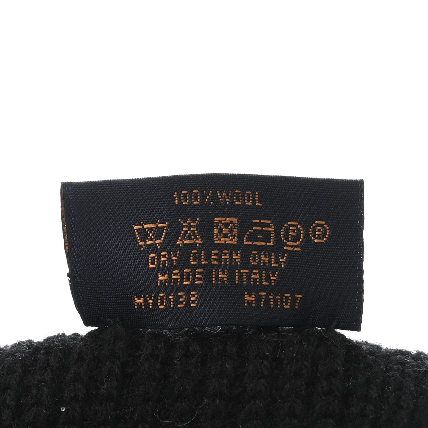 Louis Vuitton Wool Alps Headband Black 5 of 5