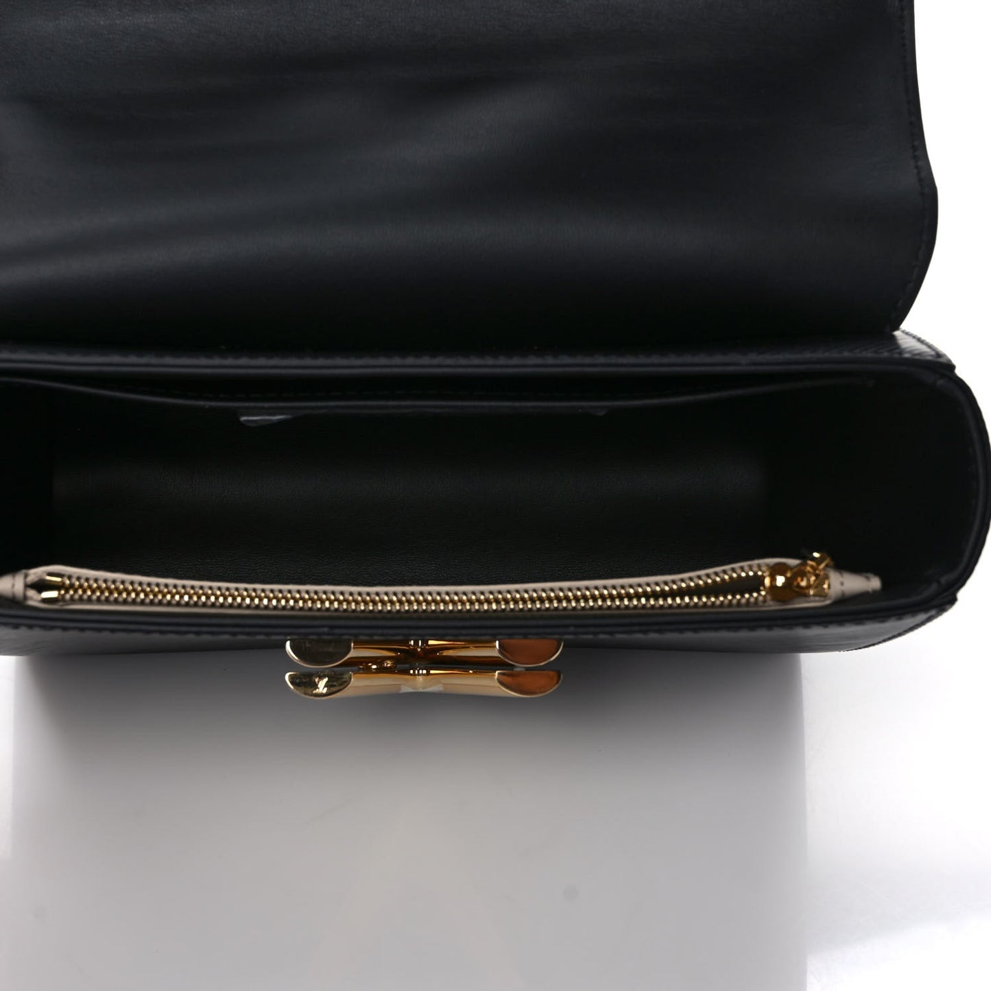 Epi Twist Top Handle Shoulder Bag MM Black