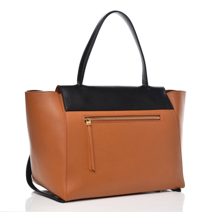 Celine Smooth Calfskin Small Bi-Color Belt Bag Tan 3 of 14