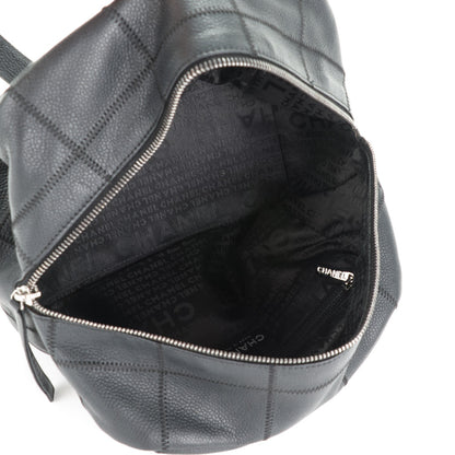 Chanel Caviar Square Stitched Bowler Black 5 of 8