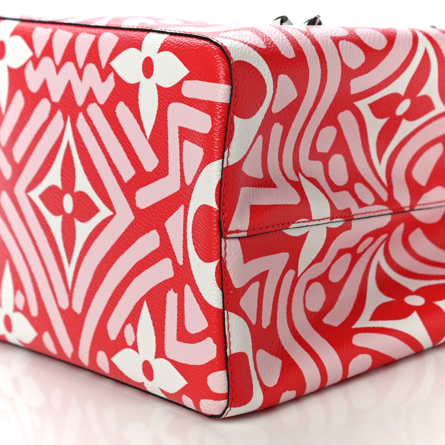 Louis Vuitton Monogram Giant Crafty NeoNoe MM Rouge Rose Creme 7 of 7