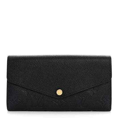 Louis Vuitton Empreinte Sarah Wallet NM Black 1 of 12