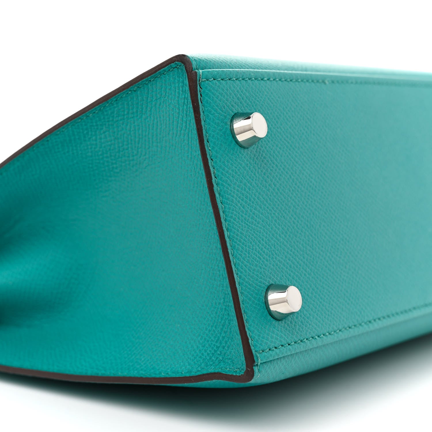 Hermes Epsom Kelly Sellier 25 Bleu Paon 9 of 10
