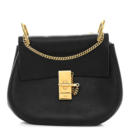 Chloe Grained Lambskin Drew Shoulder Bag Black 1 of 10