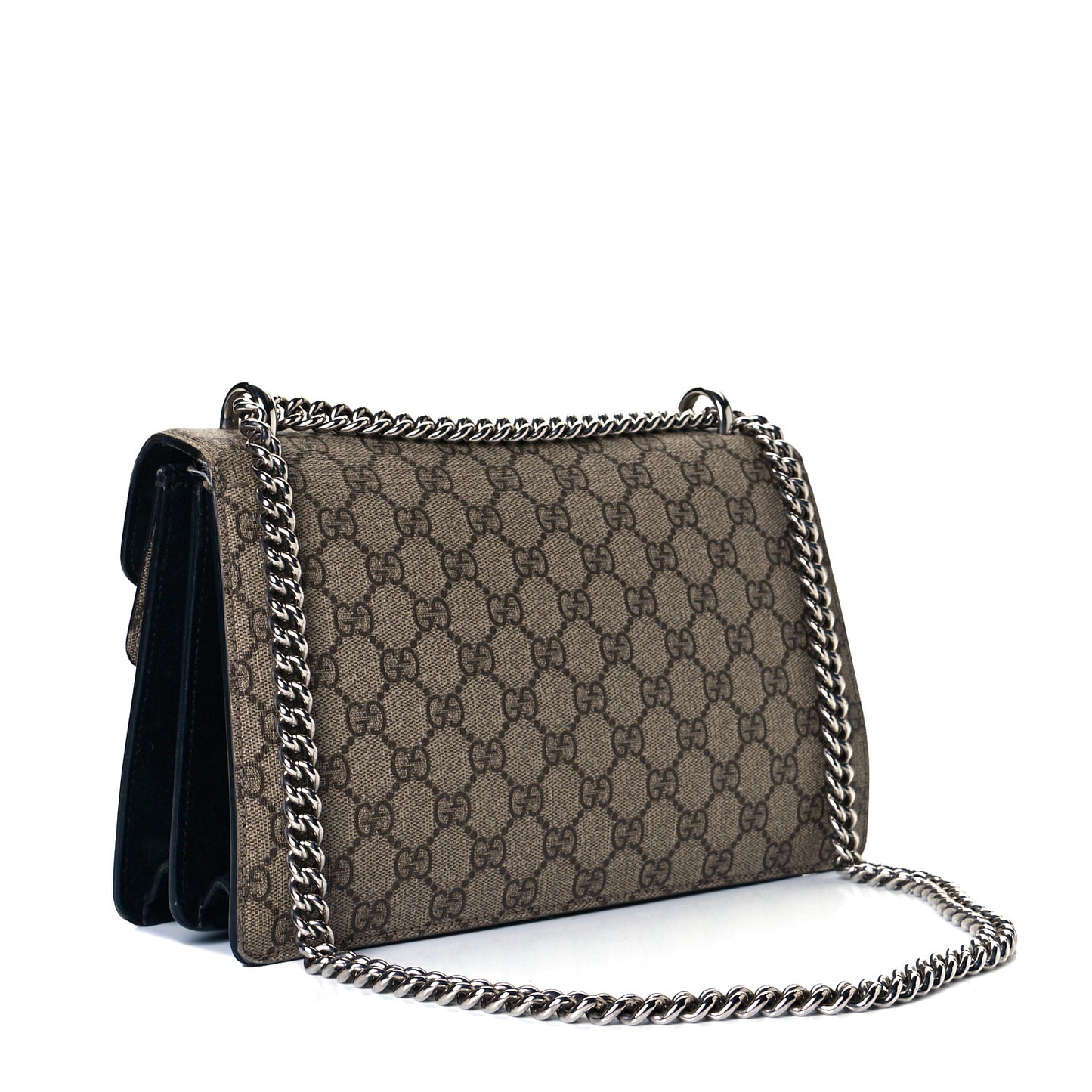 GG Supreme Monogram Small Dionysus Shoulder Bag Black