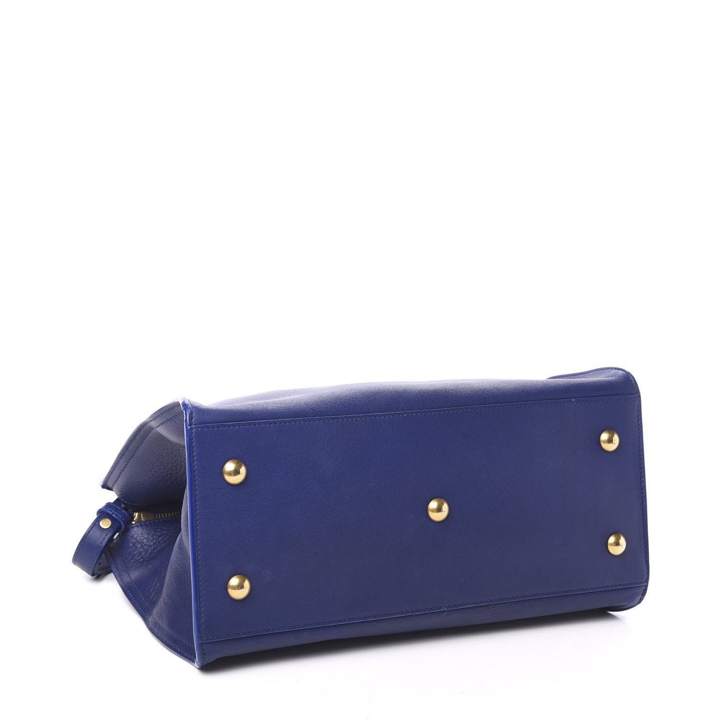 Calfskin Small Classic Y Cabas Navy