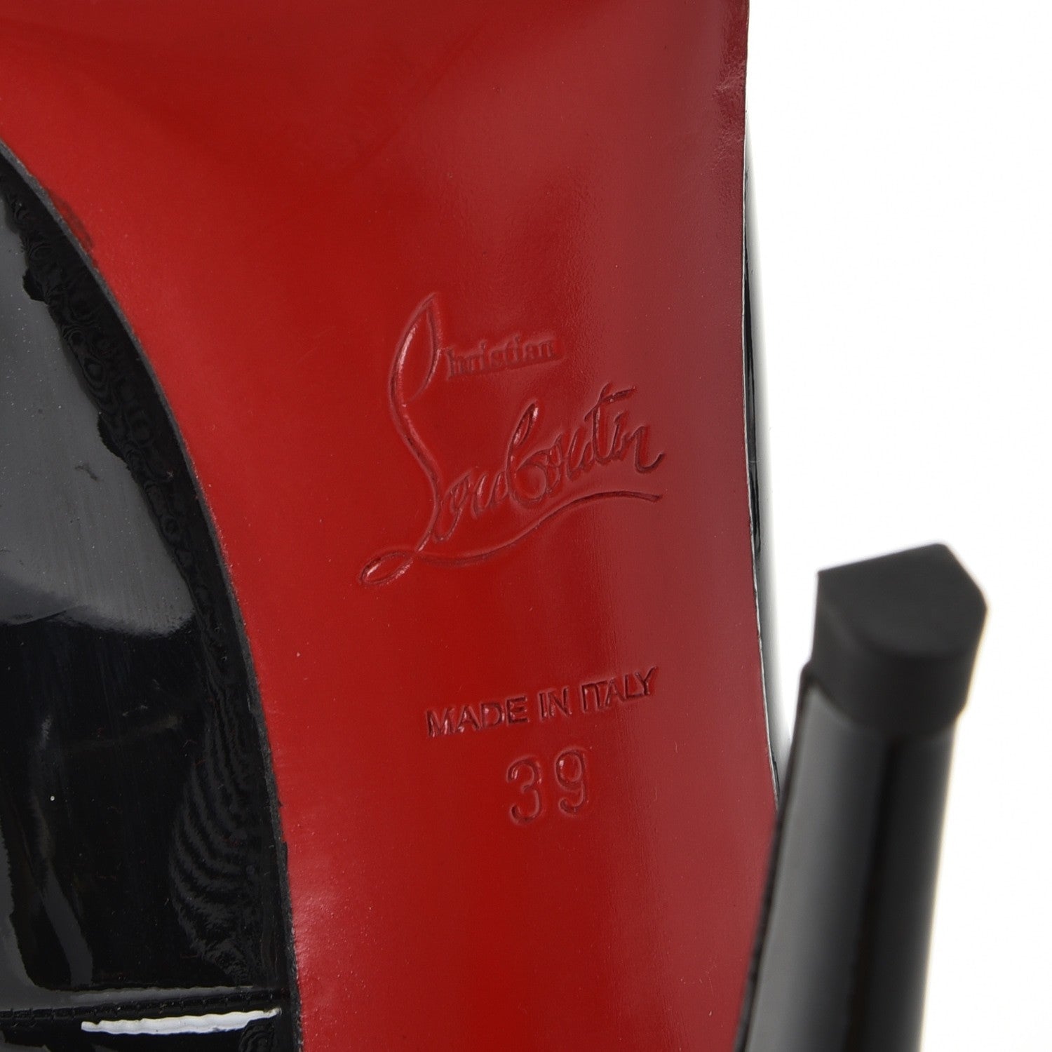 Christian Louboutin Patent Very Prive 120 Pumps 39 Black 6 of 8