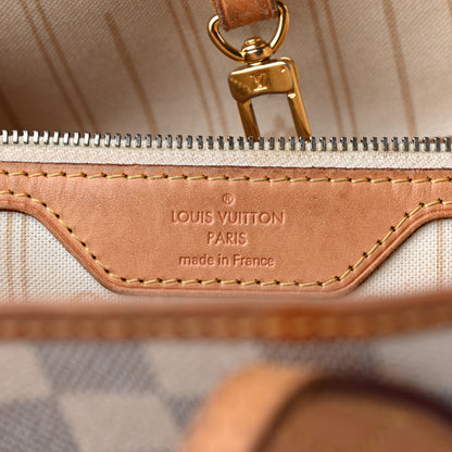 Louis Vuitton Damier Azur Neverfull MM 6 of 13