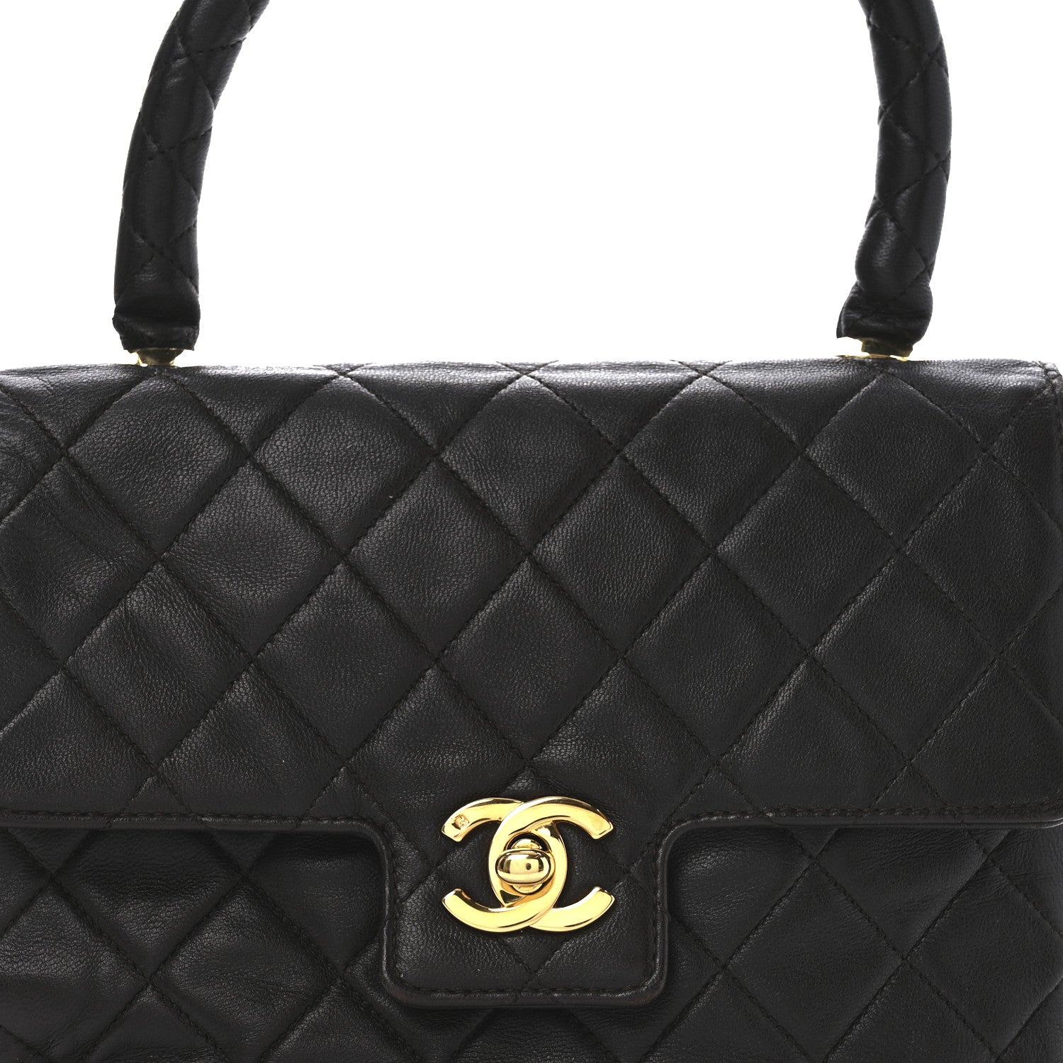 Chanel Lambskin Quilted Mini Kelly Flap Bag Brown 8 of 10