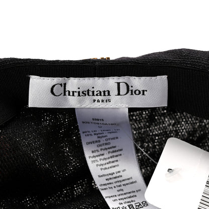 Christian Dior Technical Fabric Etoile Beret Black 8 of 8