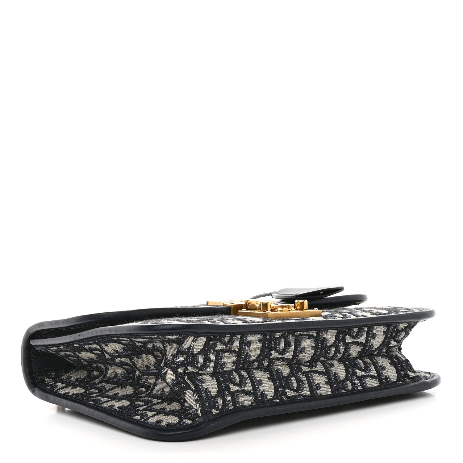 Christian Dior CHRISTIAN DIOR Oblique Small DiorAddict Flap Bag Navy Blue 4 of 9