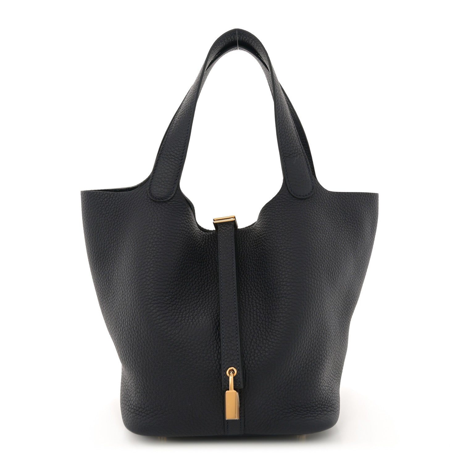 Hermes Taurillon Clemence Picotin Lock 22 MM Bleu Nuit 1 of 10